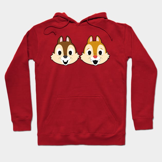 Cartoon Chipmunks Hoodie by LuisP96